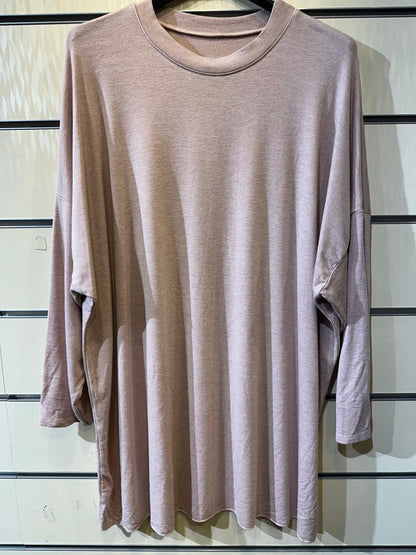 Relaxed Fit Long Sleeve Tunic – Vibrant Multi-Color Options