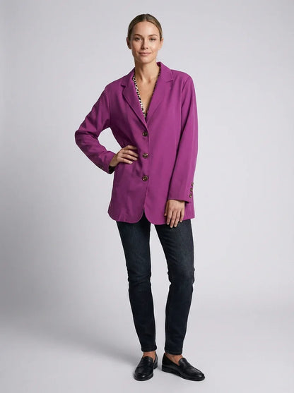 Relaxed Boyfriend Blazer – Everyday Oversized Layering Essential - 789