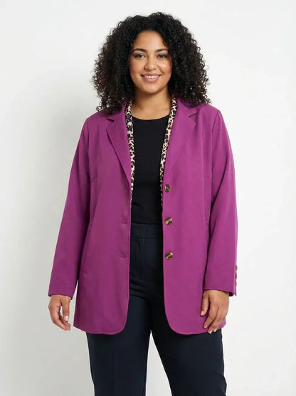 Relaxed Boyfriend Blazer – Everyday Oversized Layering Essential - 789