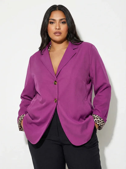 Relaxed Boyfriend Blazer – Everyday Oversized Layering Essential - 789