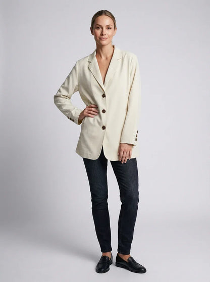 Relaxed Boyfriend Blazer – Everyday Oversized Layering Essential - 789