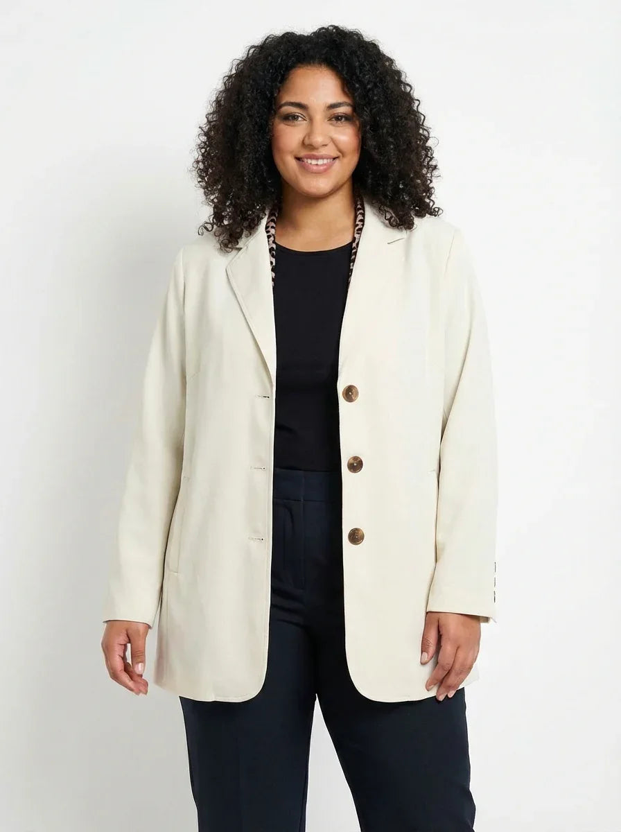 Relaxed Boyfriend Blazer – Everyday Oversized Layering Essential - 789