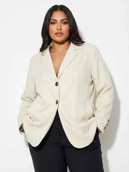 Relaxed Boyfriend Blazer – Everyday Oversized Layering Essential - 789