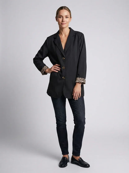 Relaxed Boyfriend Blazer – Everyday Oversized Layering Essential - 789