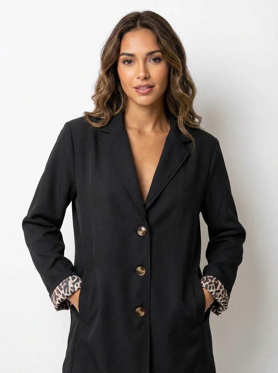 Relaxed Boyfriend Blazer – Everyday Oversized Layering Essential - 789
