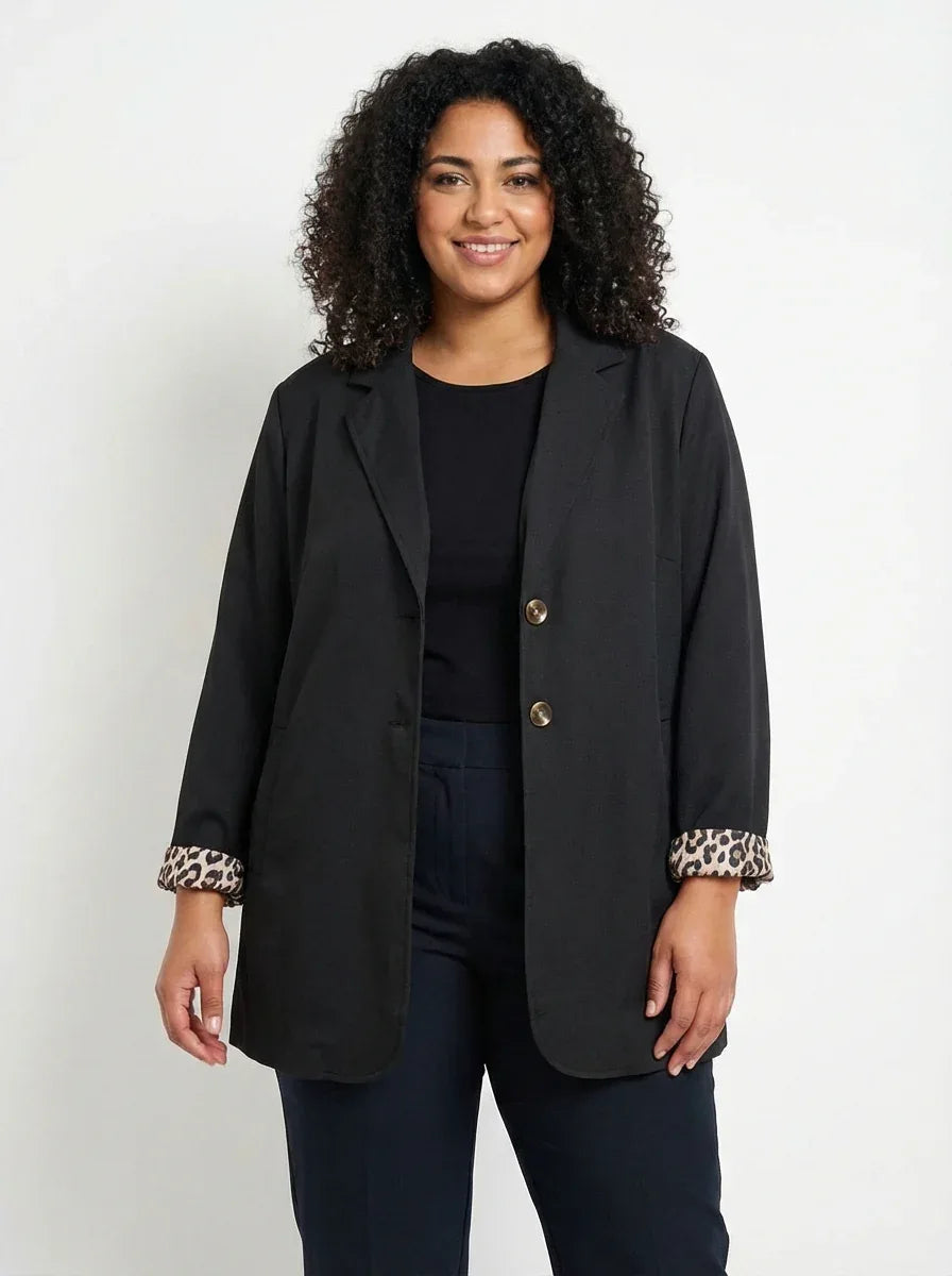 Relaxed Boyfriend Blazer – Everyday Oversized Layering Essential - 789