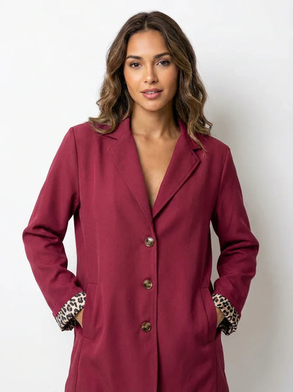 Relaxed Boyfriend Blazer – Everyday Oversized Layering Essential - 789