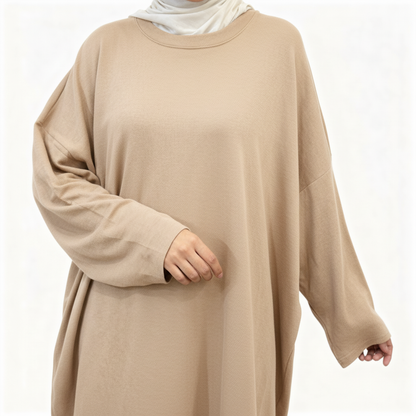 Relaxed Fit Long Sleeve Tunic – Vibrant Multi-Color Options